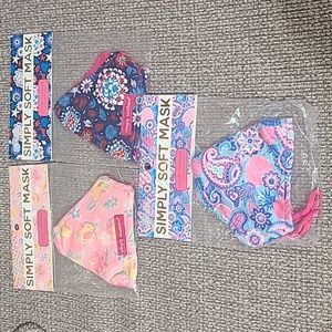 Bundle of three simply southern simply soft face masks